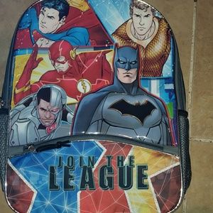 Justice league backpack 15 in